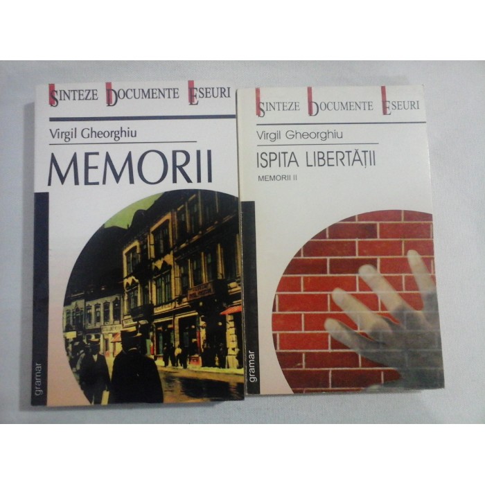    MEMORII  -  Virgil  Gheorghiu - 2 volume